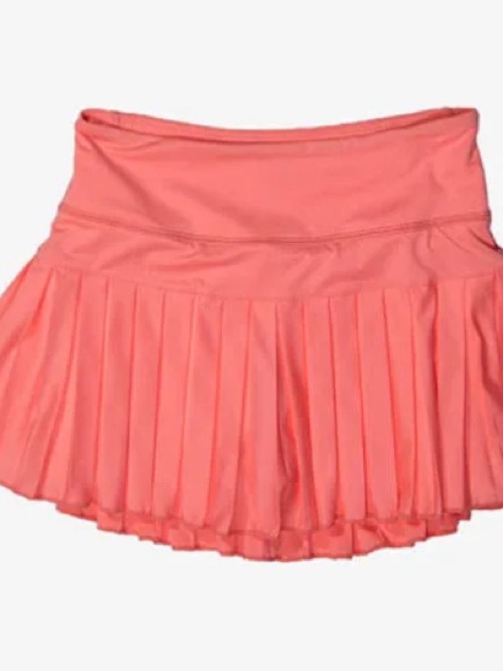 Pleated Coral Women’s Skirt